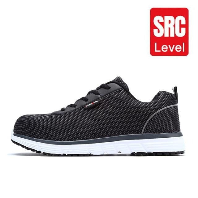 Men Steel Toe Safety Shoes For Men Lightweight Breathable Work Shoes Men's Security Footwear Protective Sneaker-3