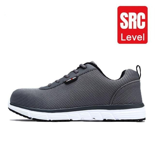 Men Steel Toe Safety Shoes For Men Lightweight Breathable Work Shoes Men's Security Footwear Protective Sneaker-1